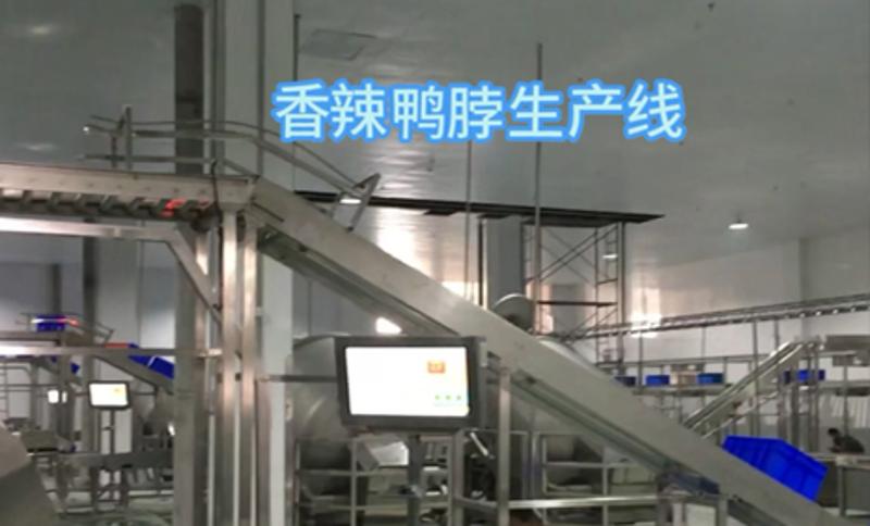 鹵鴨貨香辣鴨脖生產(chǎn)線(xiàn)